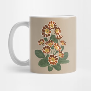 Primula flower pattern Mug